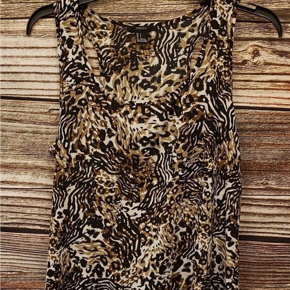 Foreverā21āanimalĀ printāSleevelessātopāSizeāsmall - Picture 2 of 6